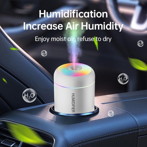 180ML Mini nawilżacz powietrza USB elektryczny dyfuzor zapachowy oczyszczacz olejków eterycznych aromaterapia Mist Maker światła do samochodu domowa sypialnia